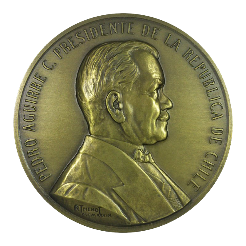 Medalla Bronce - Pedro Aguirre Cerda