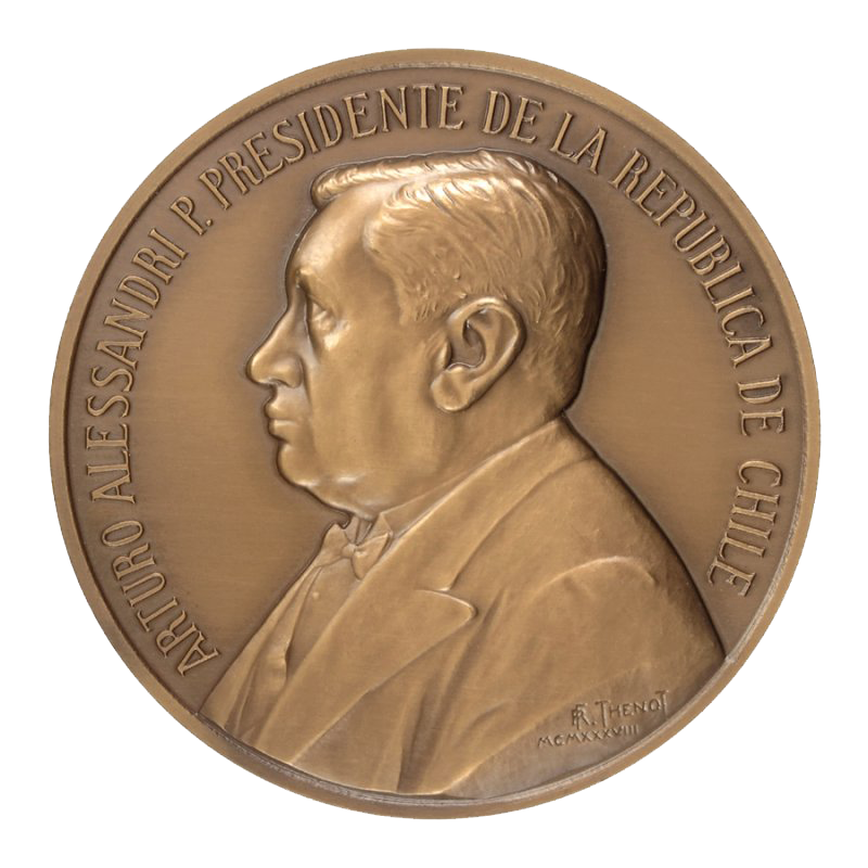 Medalla Bronce - Arturo Alessandri Palma