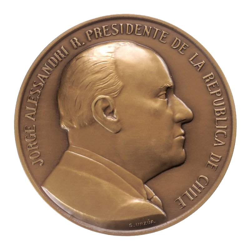 Medalla Bronce - Jorge Alessandri Rodríguez