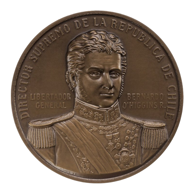 Medalla - Bernardo O´Higgins R.
