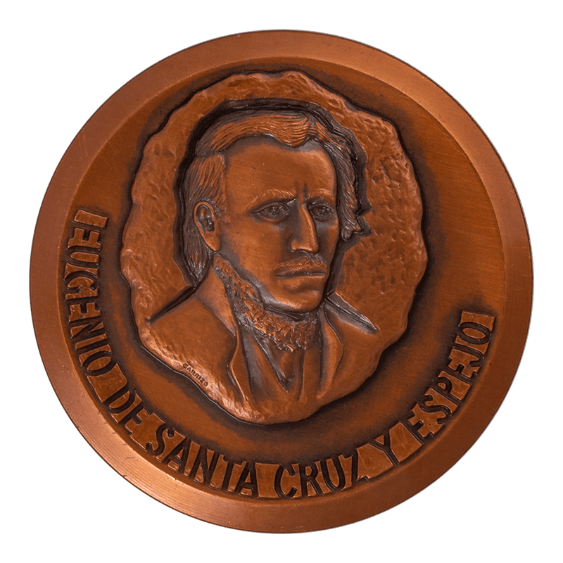 Medalla Cobre - Eugenio Santa Cruz