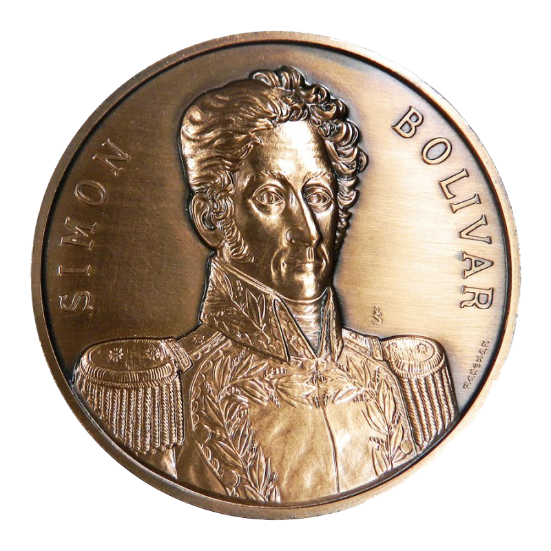 Medalla Cobre - Simón Bolívar