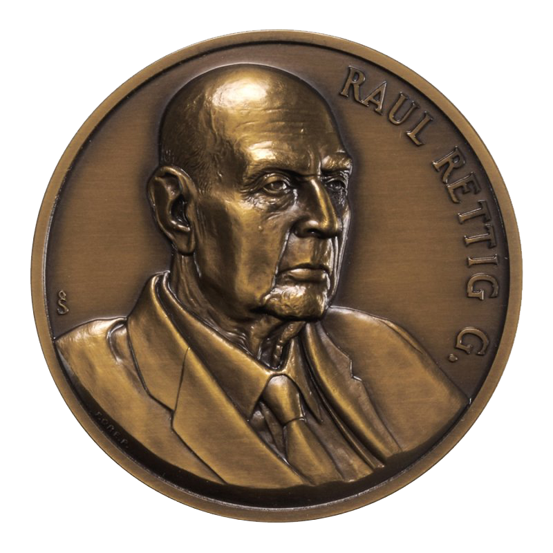 Medalla Bronce - Raúl Rettig