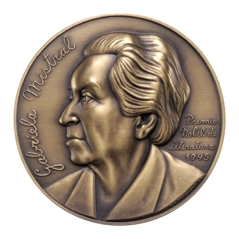Medalla Bronce - Gabriela Mistral