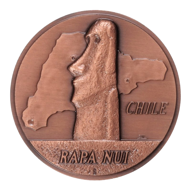 Medalla Isla Pascua - Cobre
