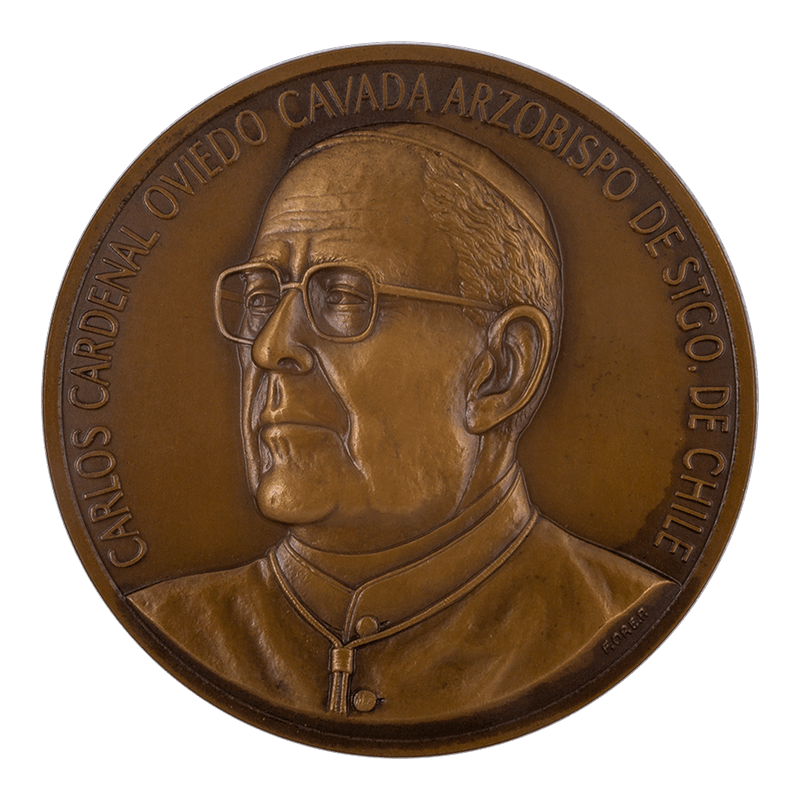 Medalla Bronce - Cardenal Carlos Oviedo