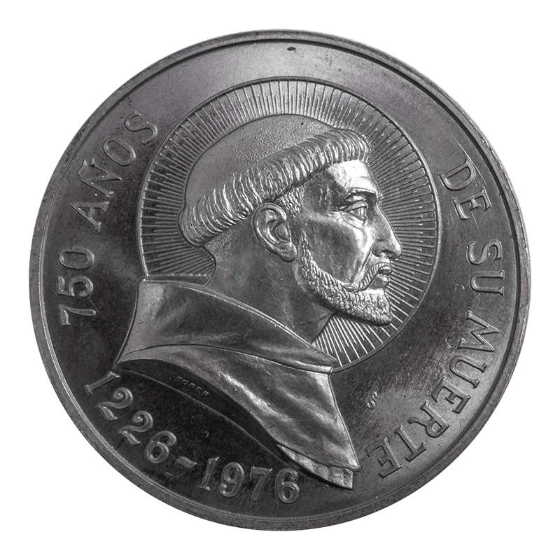 Medalla Alpaca - San Francisco de Asís