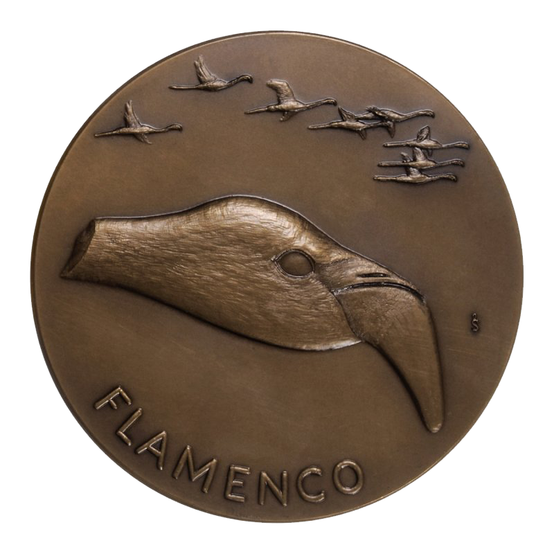 Medalla Bronce 75 mm - Flamenco