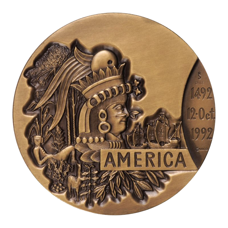Medalla - América por Europa