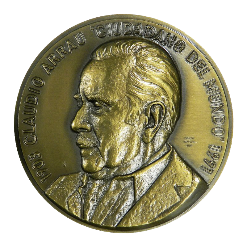 Medalla Bronce - Claudio Arrau (Laureles)