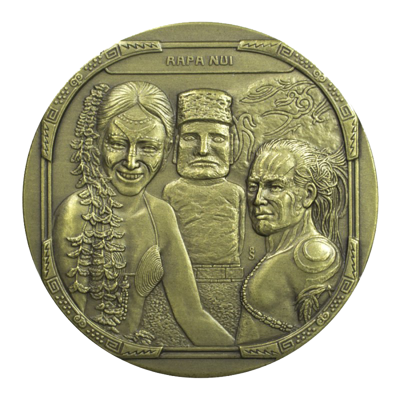 Medalla Bronce - Rapa Nui