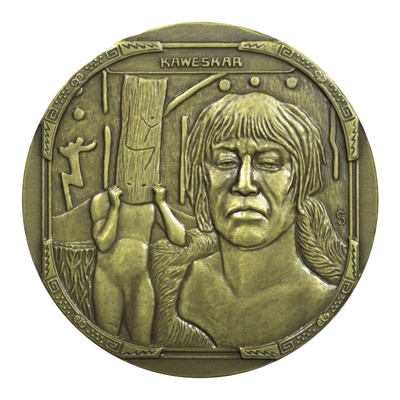 Medalla Bronce - Kawéskar