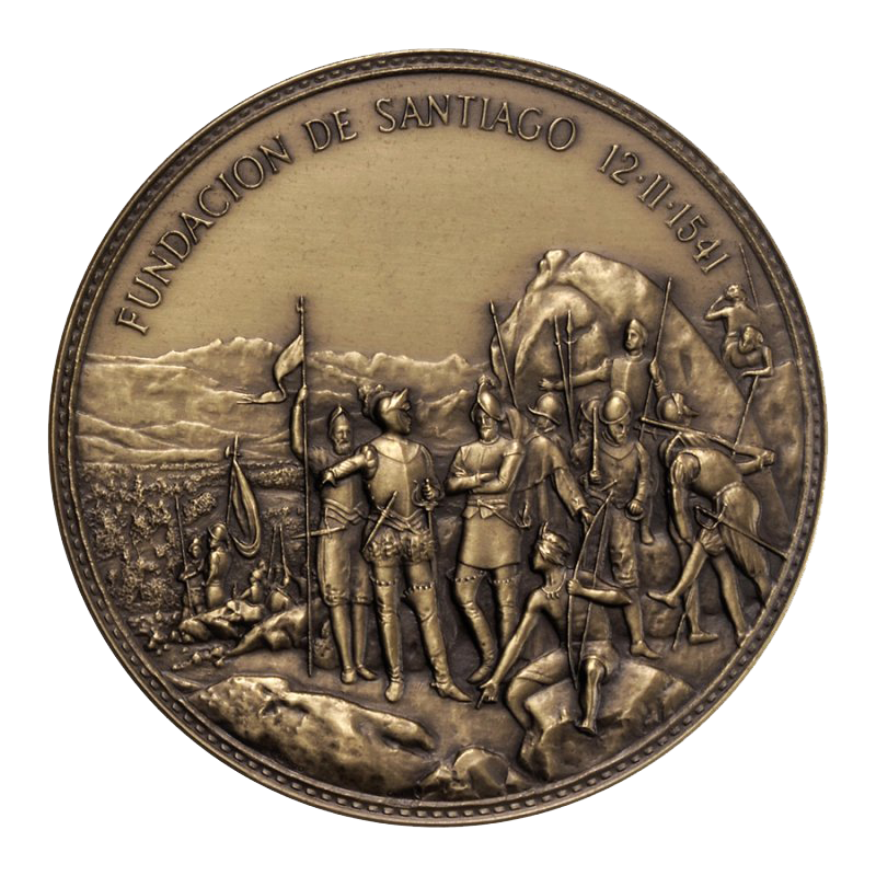Medalla fundación Santiago (Escudo)