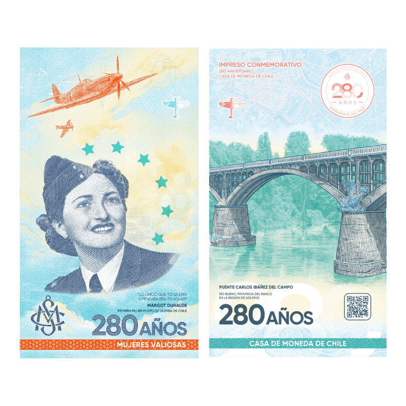 Impreso Conmemorativo: Margot Duhalde