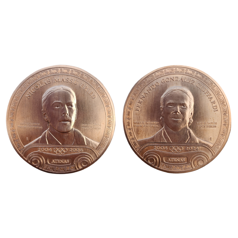 Medalla Conmemorativa "Héroes Olímpicos" 50MM