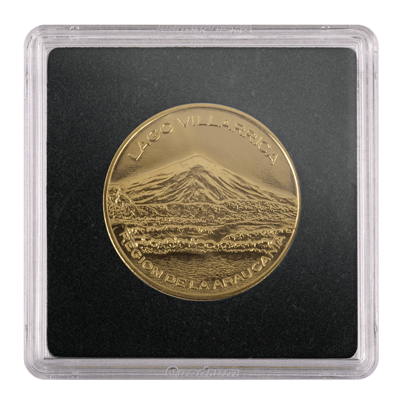 Pieza Conmemorativa Lago Villarica